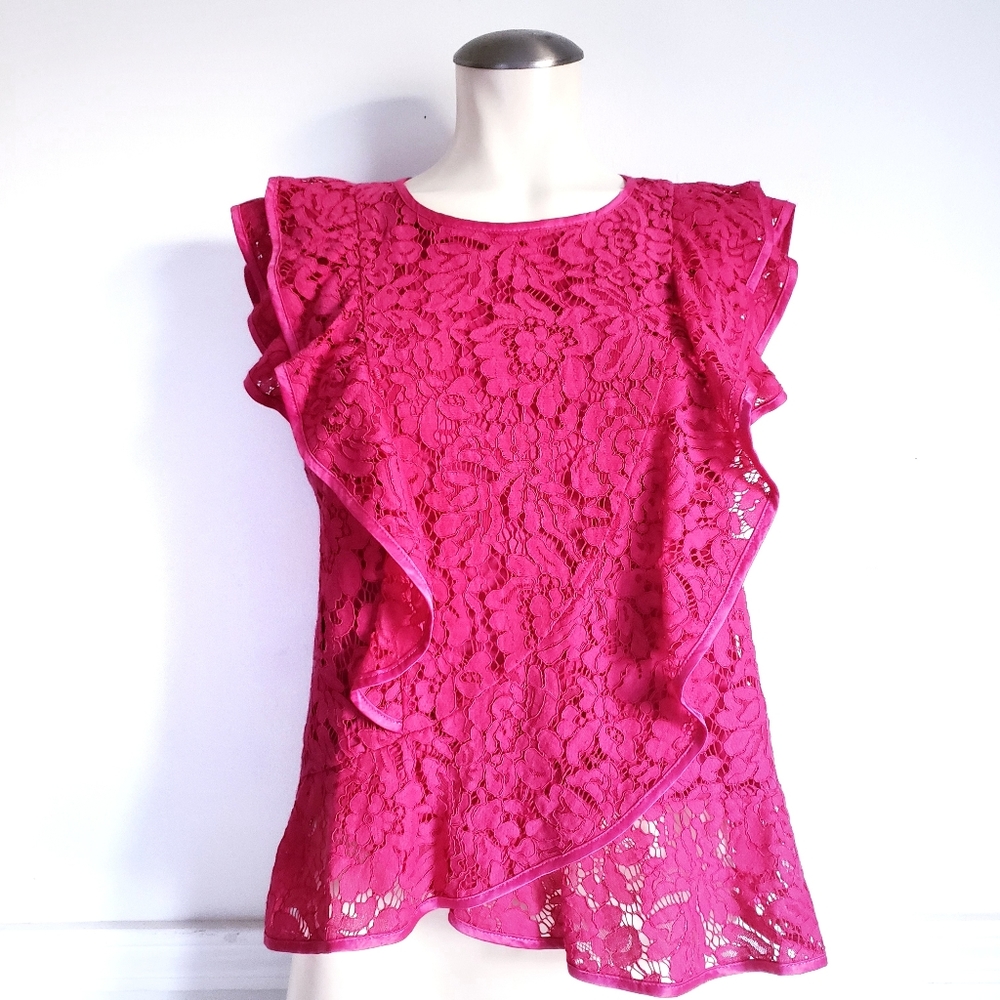 Sugar+ Lips Ruffle Top